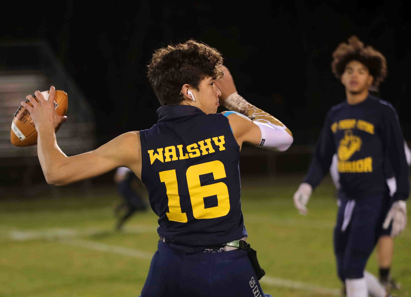Wearing #16 for Walsh